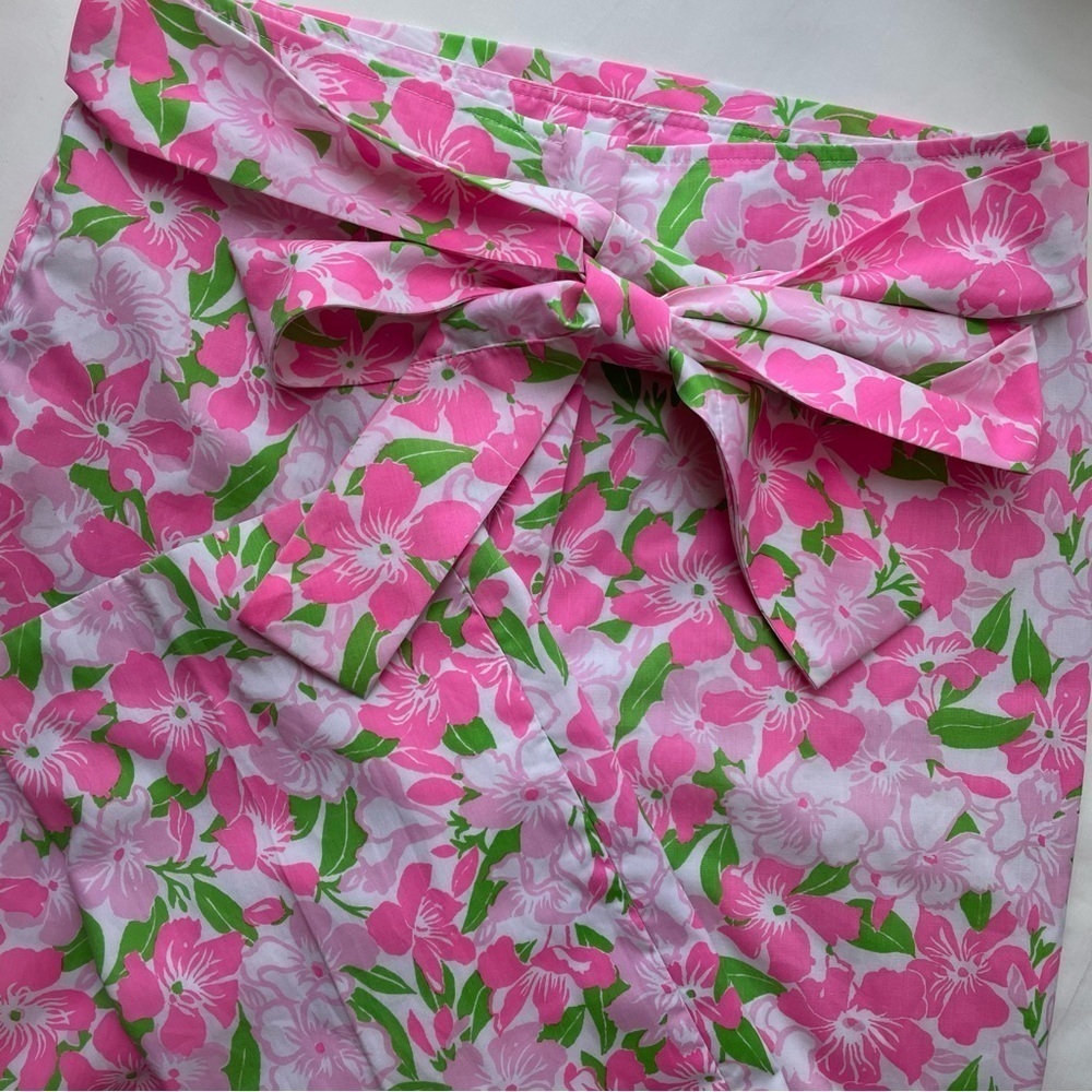 Lilly Pulitzer Vintage Floral Pants with Belt Size 10 – 1960s/1970s